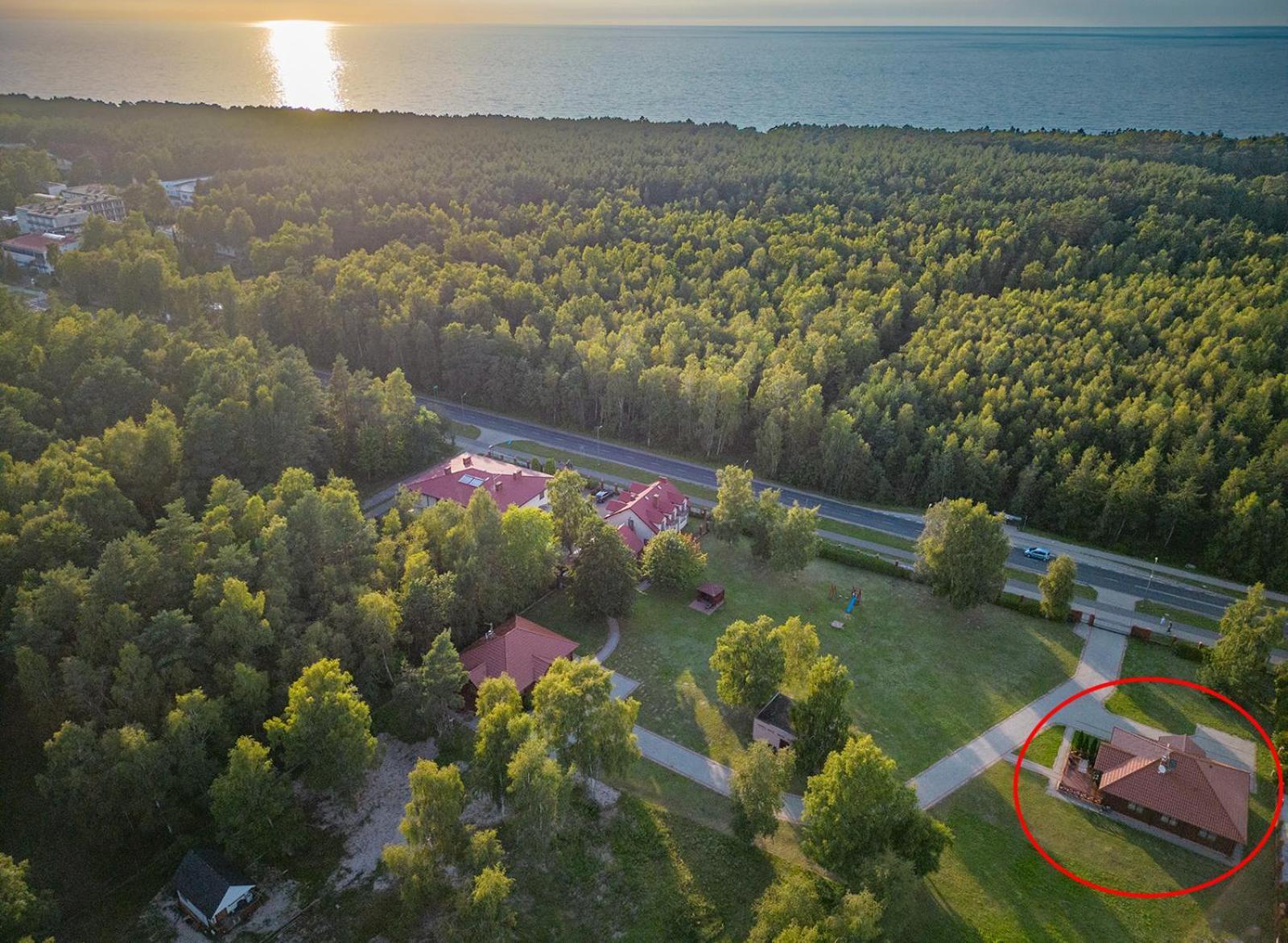 Hotel Gosciniec Jedrus Dąbki Exteriér fotografie